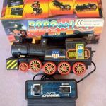 Retró játék Robo Loco távirányítós vonat Transforners szerű 90-es évek fotó