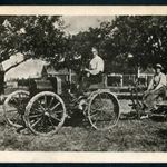 Fotó dokumentum, Ford első kísérleti "autós ekéje" 1907-ben fotó