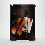 hegedű mintás iPad Air tok hátlap fotó