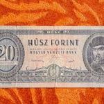 1949 -es ropogós 20 Forint Rákosi Címeres bankó !!!! (L1637) fotó