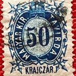 1874. Távirda réz 50 kr (1.500.-) (még 2020-as ár) fotó