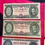 8db 10-20-50-100 Forint bankjegyek fotó