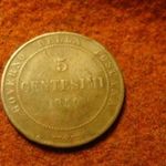 Toscana 5 centesimi 1859 fotó
