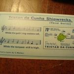 Tristan da Cunha postatiszta** blokk fotó