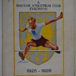 Magyar Atlétikai Club (MAC) évkönyve, nagyon jó képekkel. 1925-1928 fotó