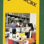 Kártyanaptár, ÁFÉSZ iparcikk áruház belső, női modell, varrógép, vízmelegítő, kályha, 1986, , É, fotó