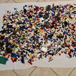 Eladó hatalmas csomag ömlesztett EREDETI Lego, nettó 6, 3 kg, 1 FT, NMÁ! - Több ezer elem! fotó