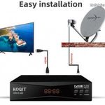Koqit V5H H.265 DVB-S2 műholdas TVvevő IPTV Combóval, OKOSÍTHATÓ-akár a kódolt adások vétele. fotó