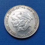 A világháború győzelem 30. évfordulója .750 ezüst 200 Zloty 1975 . fotó