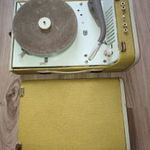 Teszteletlen Philips AG 9148/95 csöves erősítő lemezjátszó hordozható vintage fotó