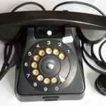 Telefongyári tárcsás bakelit telefon, CB 555, hiánytalan, működő fotó