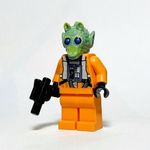 Rodiai lázadó pilóta EREDETI LEGO egyedi minifigura - Star Wars Battlefront - Új fotó