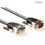 ACT High Performance VGA extension cable male-female with metal hoods 3m Black AK9023 fotó
