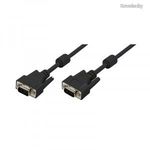 Logilink VGA cable HD15/M to HD15/M 1080p 2x ferrite 10m Black CV0016 fotó