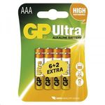 GP Ultra Alkáli AAA elem (6+2db / csomag) (B19118) (B19118) fotó