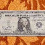 1935 -ös ropogós USA - 1 Dollars kék pecsétes bankó !(L1463) fotó