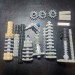 Lego fogaskerekek fogaslécek diferenciálmű technic fotó