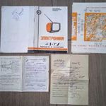 ELEKTRONIKA 407 Szovjet televízió teljes számlás dokumentációja a Szovjetúnióban vásárolt 1980 fotó