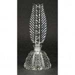 1N155 Antik csiszoltüveg parfümszóró üveg 15 cm fotó