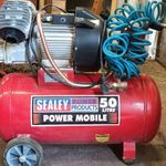 Sealey 50 literes kompresszor fotó