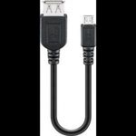 goobay USB2.0-A apa - MicroUSB-B Nagy sebességű Adapterkábel 0.2m (95194) fotó