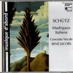 Schütz: Madrigaux Italiens (1992) CD Concerto Vocale - René Jacobs - Harmonia Mundi kiadás újszerű fotó