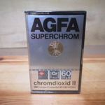 Bontatlan fóliás AGFA Superchrom magnókazetta audio kazetta! 1 Ft-ról NMÁ fotó