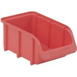 Üres tároló doboz, csavartartó doboz 165 mm x 100 mm x 75 mm piros színű Alutech fotó