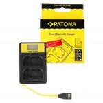PATONA Smart Dual LCD USB töltő Nikon EN-EL15 ENEL15 D600 D610 D7000 D7100 - Patona fotó