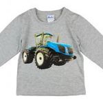 Traktor mintás fiú hosszú ujjú póló fotó