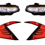 Összeszerelő fényszórók és hátsó lámpák HONDA Civic MK10 (FC/FK) 2016+Limousine Full LED szekvenc... fotó