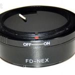 Canon FD NEX adapter fotó
