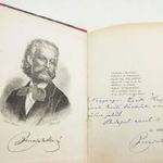 Benedek Aladár (Náray Iván): Árnyak, sugarak. Vegyes költemények [1873] DEDIKÁLT! fotó
