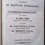 Hyrtl József.: Az emberboncztan tankönyve... boncztani szótárral - 1849 - korai orvosi szakmunka fotó