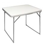 Kemping asztal, fehér - 80x60 cm fotó
