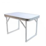 Kemping asztal, fehér - 60x40x40 cm fotó