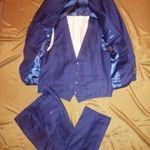 1.1 milliós SCABAL & GALAMB Super 110's gyapjú férfi luxus 3 piece öltöny patika állapotban - XXL fotó