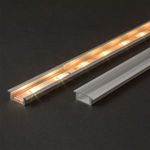 LED aluminium profil takaró búra - átlátszó - 2000mm fotó