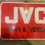 JVC HIFI - VIDEO Világítós Reklámtábla oldalrol falra szerelhető, kapcsolós vez. Nem volt használva. fotó
