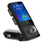 Bluetooth vezeték nélküli FM transzmitter, kihangosító, AUX bemenet, microSD kártya bemenet- szín... fotó