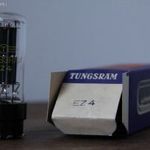Tungsram EZ4 elektroncső fotó
