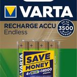 Varta Power Akku Ready2Use Micro AAA 4db/csomag 550Ah fotó