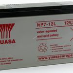 Ólom akku 12V 7Ah (YUASA) típus NP7-12L VDS-minősítéssel helyettesíti CSB / Hitachi GP1272 F2 fotó