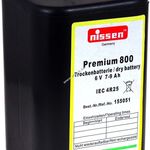 Nissen 4R25 6V elem Premium 800 forgalomelterelő lámpa, villogó lámpa elem fotó