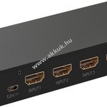 HDMI switch/kapcsoló 4db bamenet 1db kimenet 4K60Hz audio kimenettel fotó