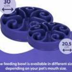 Eat Slow Live Longer Original Habzsolásgátló Tál kék 2 méretben - S: 20, 5 cm - Dogledesign fotó