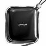 Joyroom JR-L005 Jelly powerbank 10000mAh Lightning kábellel - fekete fotó