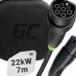 Green Cell Snap Type 2 kábel elektromos autók töltésére (7 m, 22 kW, 32A) Tesla Model 3 S X Y, VW ID fotó