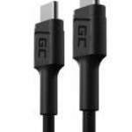 USB kábel GC PowerStream USB-C - USB-C 30cm, gyors töltés Power Delivery (60W), Ultra Charge, QC 3.0 fotó