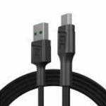 GC PowerStream USB-A - Micro USB 120cm Ultra Charge, QC 3.0 KABGC20 - Green Cell fotó